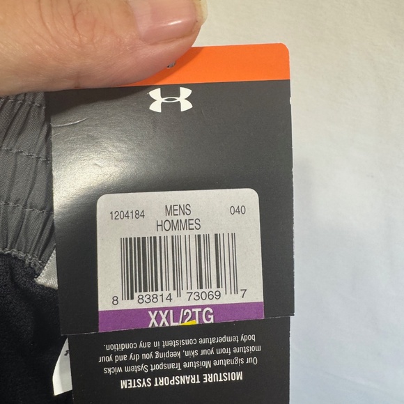 Under Armour Pants Mens Size XXL Gray Windbreaker Performance Athletic Golf NWT - Picture 4 of 11
